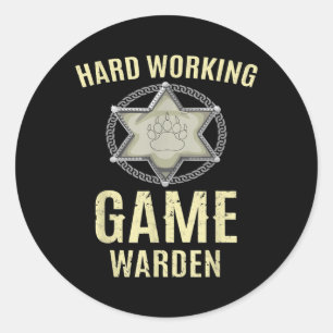 Adesivo Game Warden Inspired Wildlife Warden Related Game