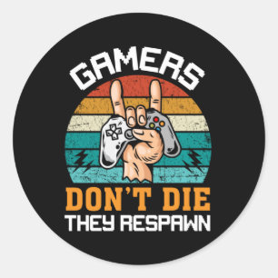 Adesivo Gamer Art Vintage Gamers Eles Respiram