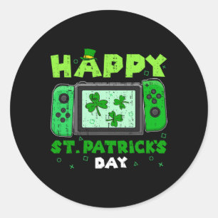 Adesivo Gamer de Dia de São Patrício Shamrock do Controlad