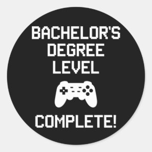 Adesivo Gamer de Jogos Completo Nível de Licenciatura
