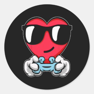 Adesivo Gamer Dia de os namorados Cute Video game Controll