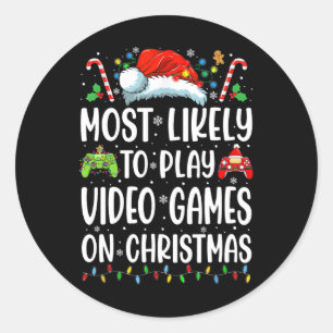 Adesivo Gamer Divertido Mais Propenso a Jogar Video Games