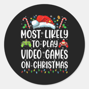 Adesivo Gamer Divertido Mais Propenso a Jogar Video Games
