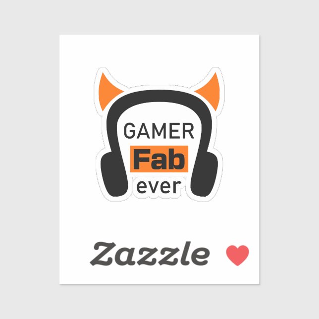 Adesivo gamer fab-ever (Folha)