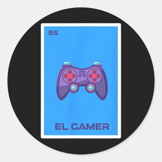 Adesivo Gamer Gaming Mexicano Video Game Controller Gamepa (Frente)