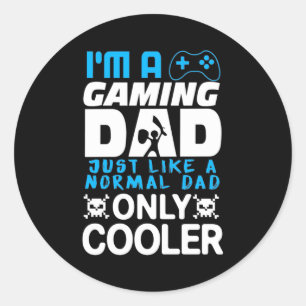 Adesivo Gamer Gift Eu Sou Um Pai De Jogos