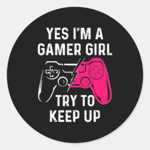 Adesivo Gamer Gift   Eu Sou Uma Garota Gamer