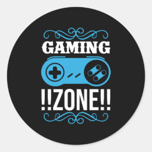 Adesivo Gamer Gift Gaming Zone