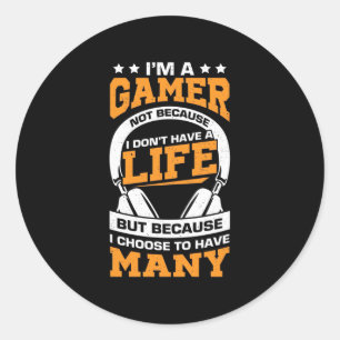 Adesivo Gamer Gift Orgulho De Eu Ser Um Jogador