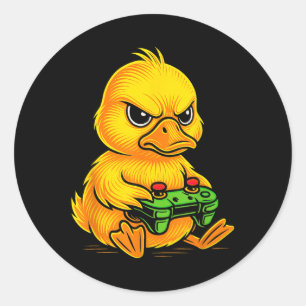 Adesivo Gamer Jogos Animal Boys Gi Pato Amarelo