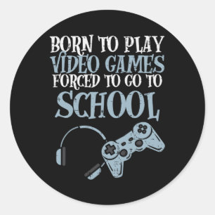 Adesivo Gamer Nato Jogar Video Game Diversão Jogos Homens