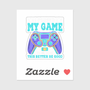 Adesivo Gamer Shirt Boys Men Crianças Pausaram Meu Jogo Pa