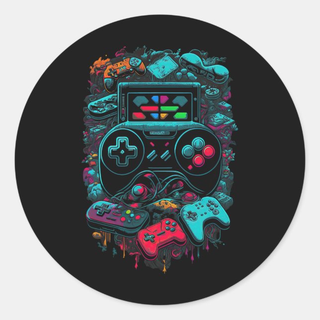 Adesivo Gamer Video Game Controller 14 (Frente)
