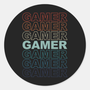 Adesivo Gamer Vintage Retro Gamers Videos games Jogos Vide