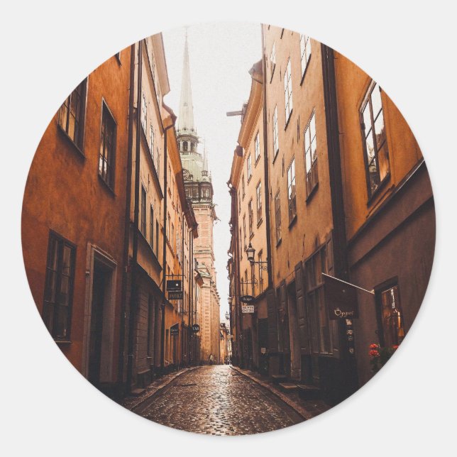 Adesivo Gamla Stan, Estocolmo, Suécia  (Frente)