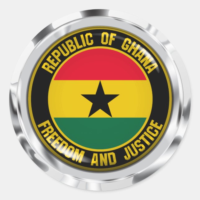 Adesivo Gana Round Emblem (Frente)