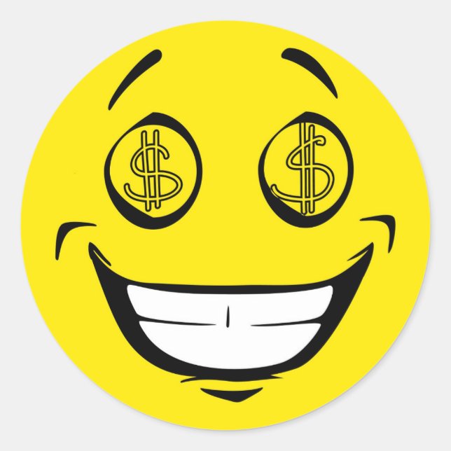 Adesivo Ganancioso Olho Amarelo (Frente)