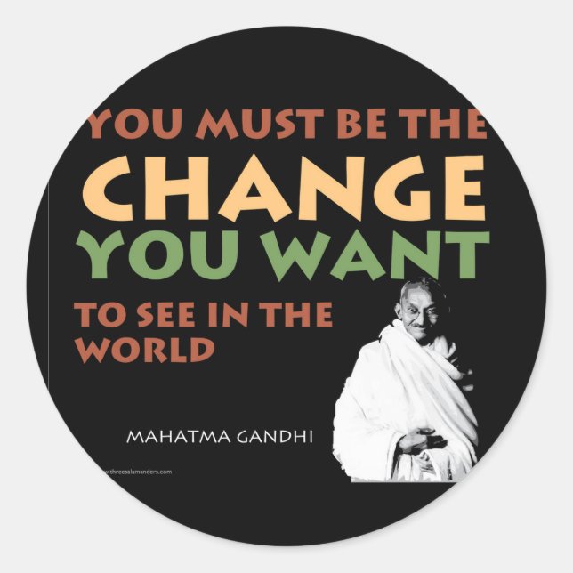 Adesivo Gandhi Stickers (Frente)