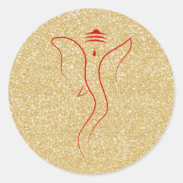 Adesivo Ganesh Dourado