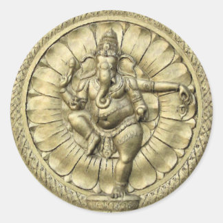 Adesivo Ganesh (Ouro)