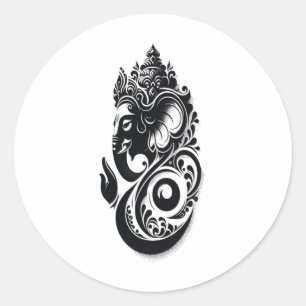 Adesivo Ganesha, Espiritual Hindu Ganesh Deus Indiano da I