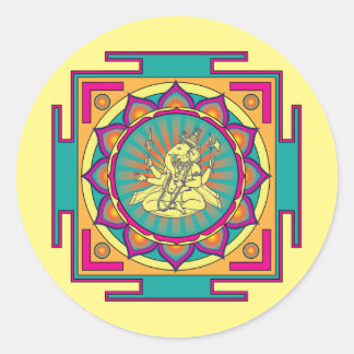 Adesivo Ganesha Mandala