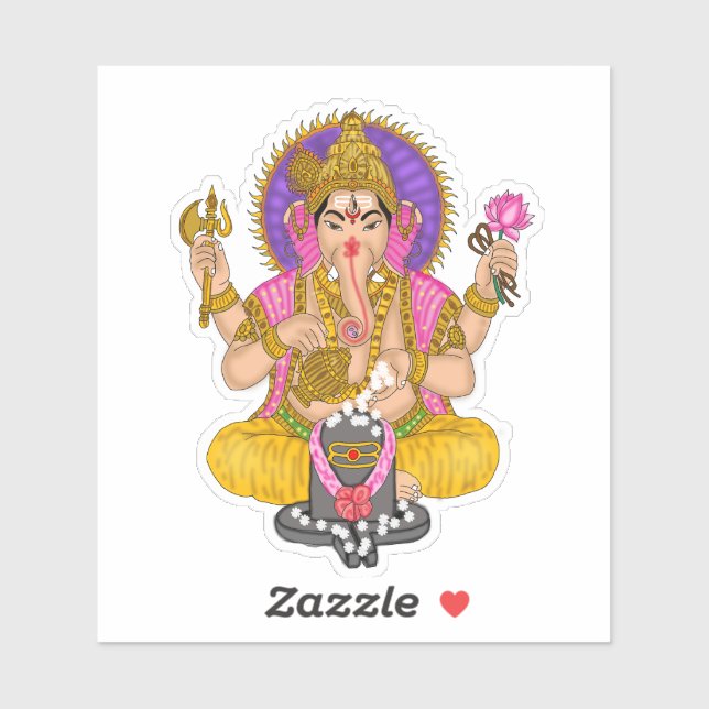 Adesivo Ganesha Sticker (Folha)