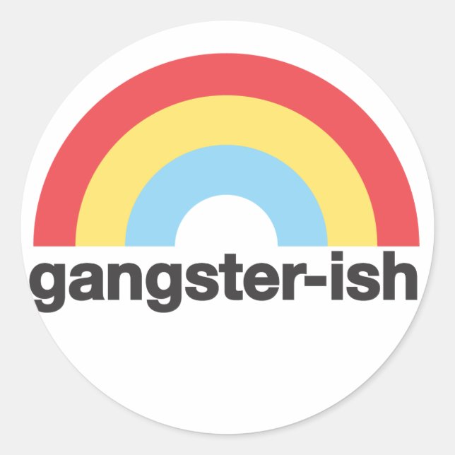 Adesivo Gangsterish Sticker (Frente)