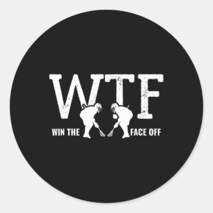 Adesivo Ganhe O Jogador De Lacrosse Face Off Mãe Pai Trein
