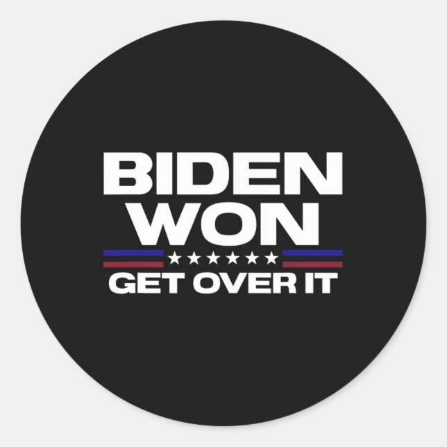 Adesivo Ganhe Por Isso Patriótico Joe Anti Trump Engraçado (Frente)