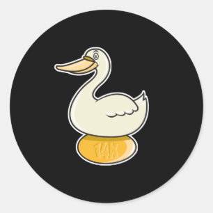 Adesivo ganso com ovo de ouro