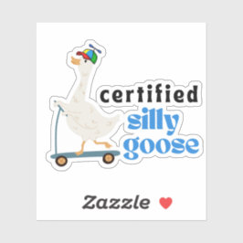 Adesivo Ganso de Bobo certificado - Hat do Propulsor Curio