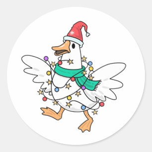 Adesivo Ganso de Natal