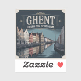 Adesivo Gante – Joia Escondida da Bélgica