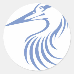 Adesivo Garça-real de grande azul