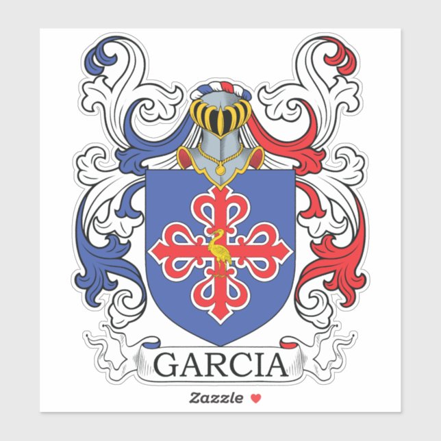 Adesivo Garcia Family Crest (Folha)