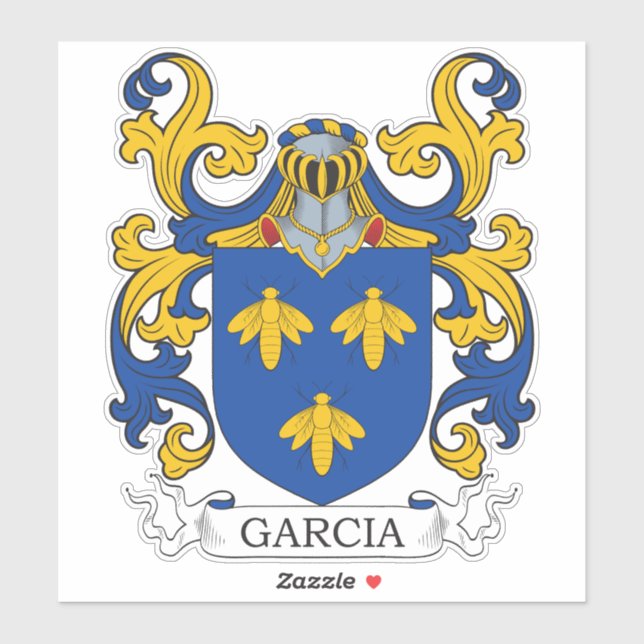 Adesivo Garcia Family Crest (Folha)