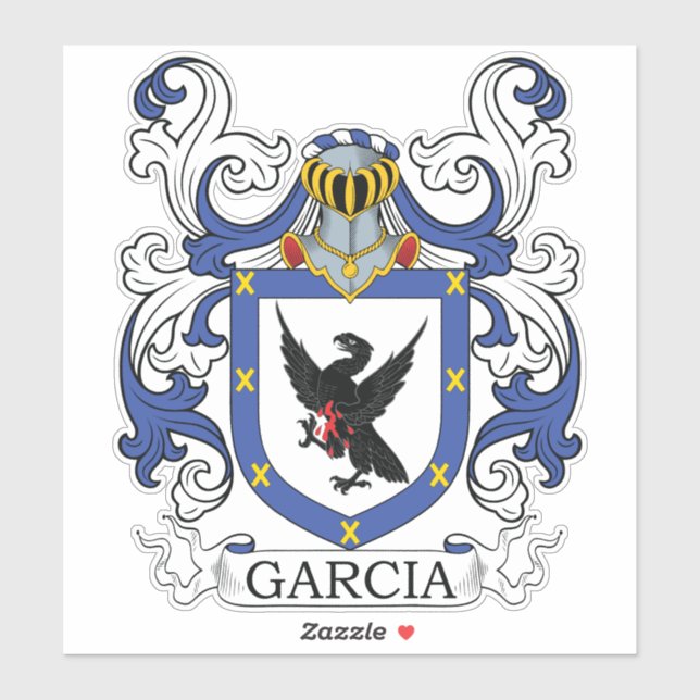 Adesivo Garcia Family Crest (Folha)