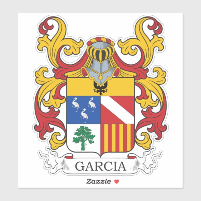 Adesivo Garcia Family Crest (Folha)