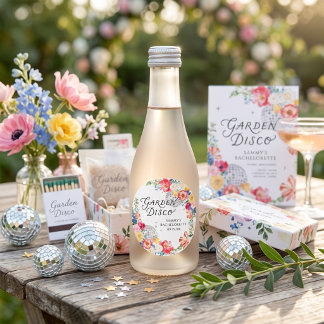 Adesivo Garden Disco Bachelorette Favor Stickers