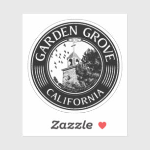 ADESIVO GARDEN GROVE CALIFÓRNIA - CIDADE DE GARDEN GROVE C