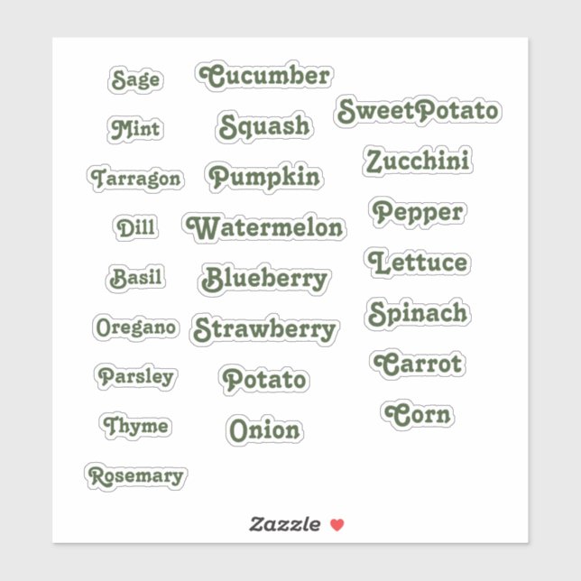 Adesivo Garden Marker (Folha)