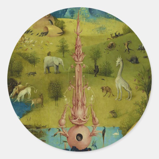 Adesivo Garden of Eden - Hieronymus Bosch (Frente)