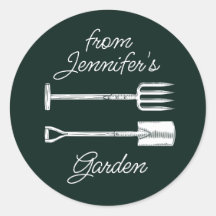 Garden Sticker, Nome Personalizado