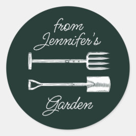 Adesivo Garden Sticker, Nome Personalizado