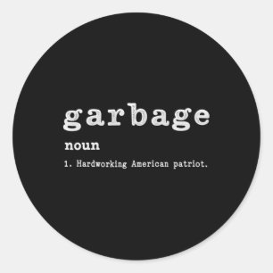 Adesivo Garge Substantivo Americano Trabalhador Apoiador T