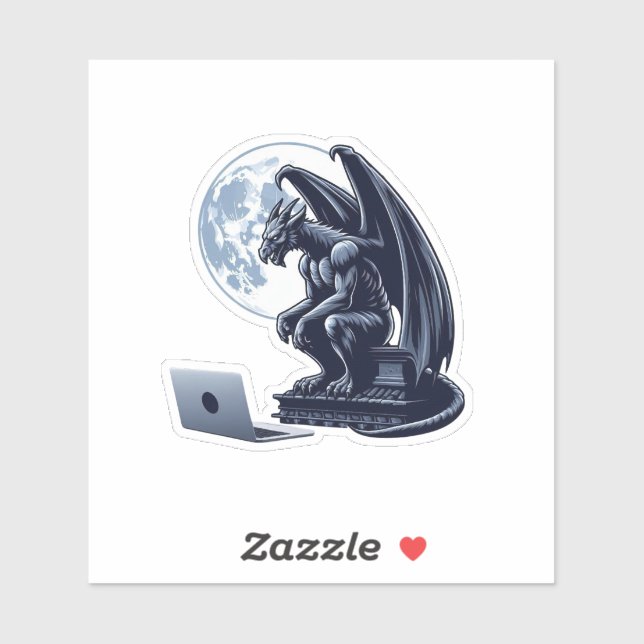 Adesivo Gargoyle Full Moon (Folha)