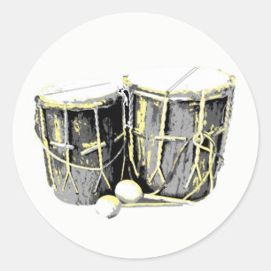 Adesivo Garifuna Drum Stickers