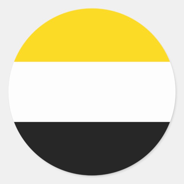 Adesivo Garifuna pessoas bandeira étnica Arawakan (Frente)