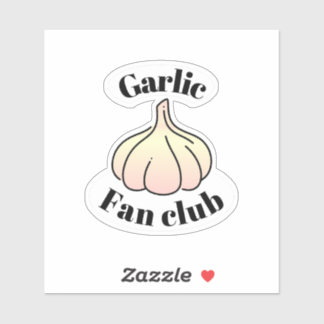 Adesivo Garlic Fan Club